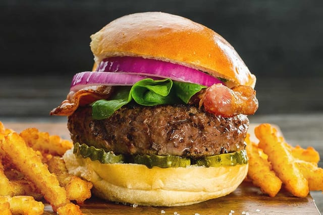 Premium Angus Burger.