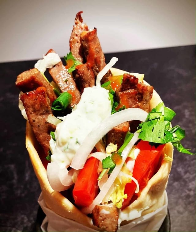 Beef & Lamb Gyro Meat.