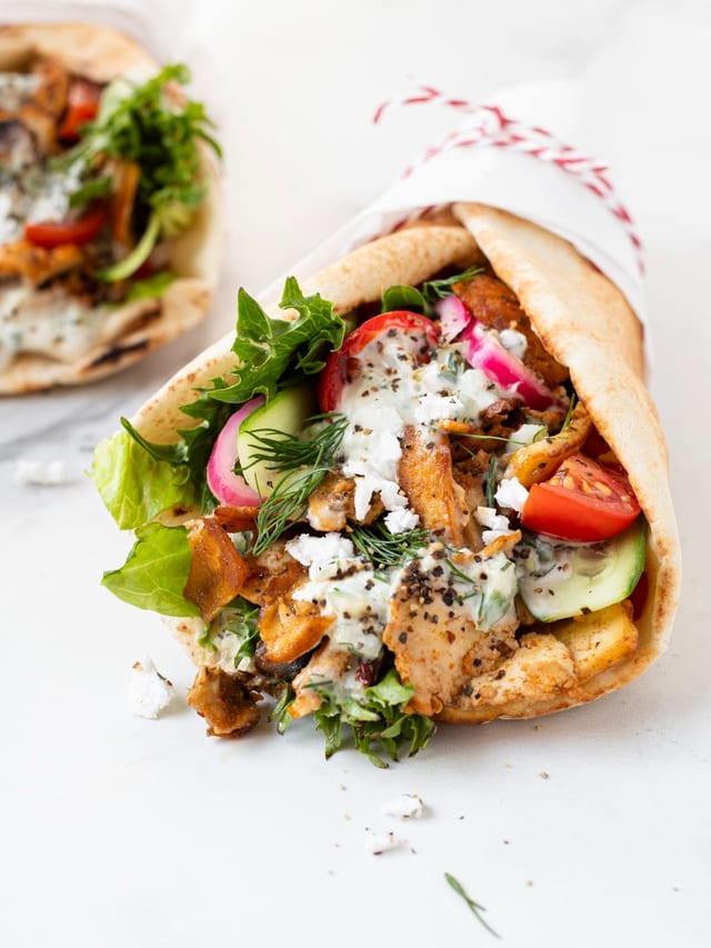 Vegetarian Gyro.